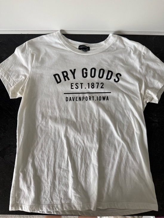 Dry Goods Tops - Dry Goods EST.1872 White Graphic Tee